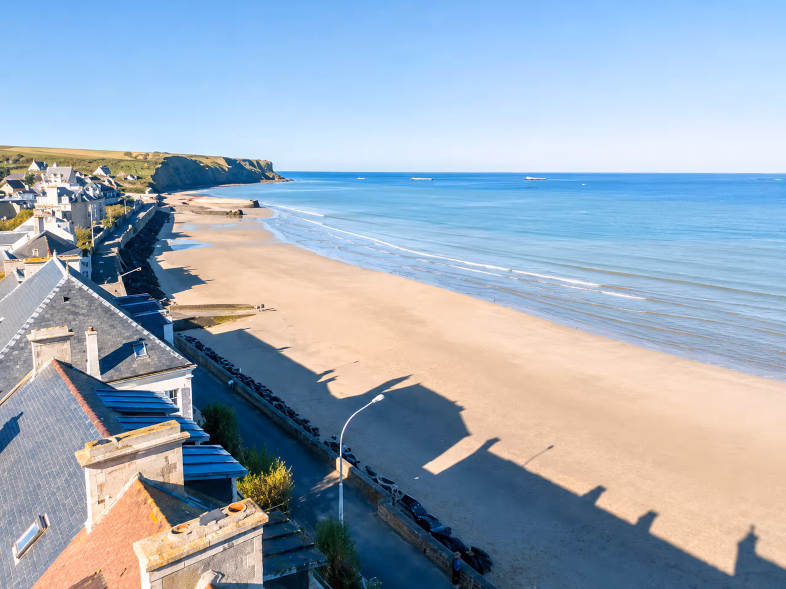 Plage d'Arromanches à 0 mètre